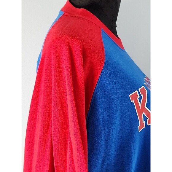 Kansas Jayhawks University of Kansas Russell Athletic Shirt Large NCAA College - Picture 6 of 11